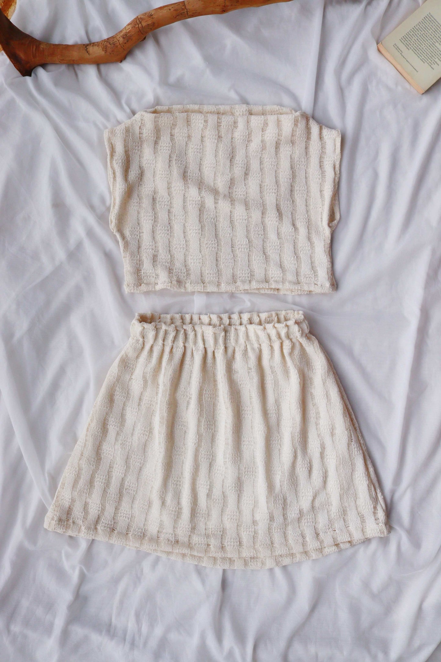 Oeko Tex Cotton Summer Skirt and Top Set