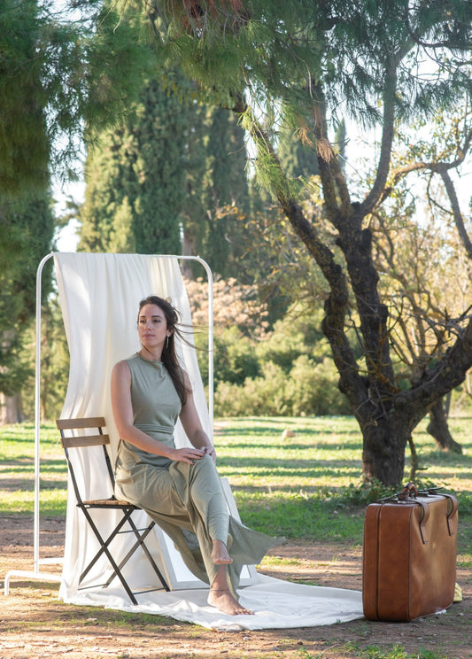 The Simple Maxi Dress - Baby Olive Green