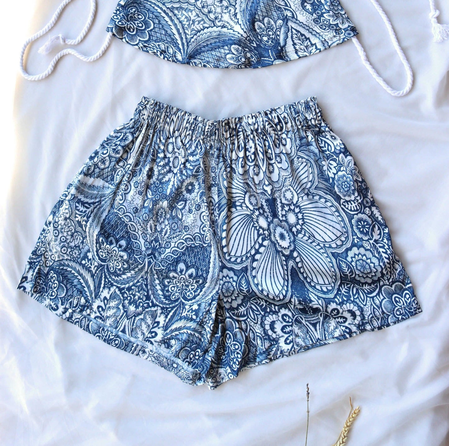 Blue Vibes Luxury Summer Shorts