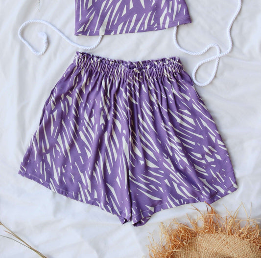 Lavender Blend Ecovero Summer Shorts